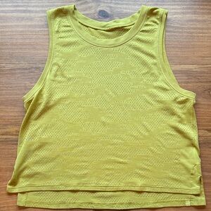 Lululemon Women's Dot Camo Sleeveless Top in yellow/ Green